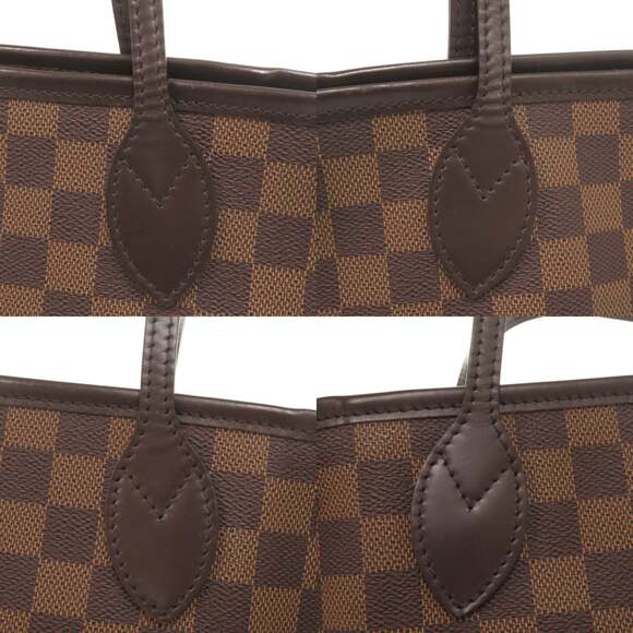 LOUIS VUITTON Authentic Brown Damier Neverfull PM Tote Bag